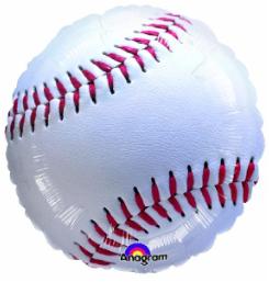Baseball Shape 18 Inch Mylar Balloon 117030