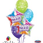 Birthday Star Shape Bubble Balloon Bouquet BK-08