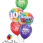 One Happy Century 100th Birthday Confetti Balloon Bouquet AR-20 49496 49565 52962