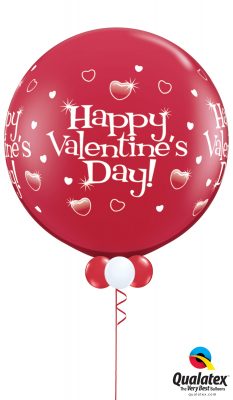 Big Red Valentine 30 Inch Balloon